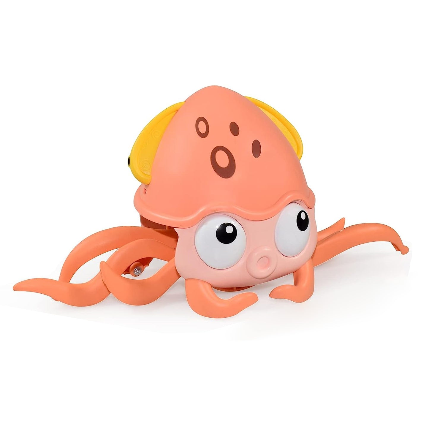 Rechargeable Baby Crawling Octopus Toy with Music LED Lighting