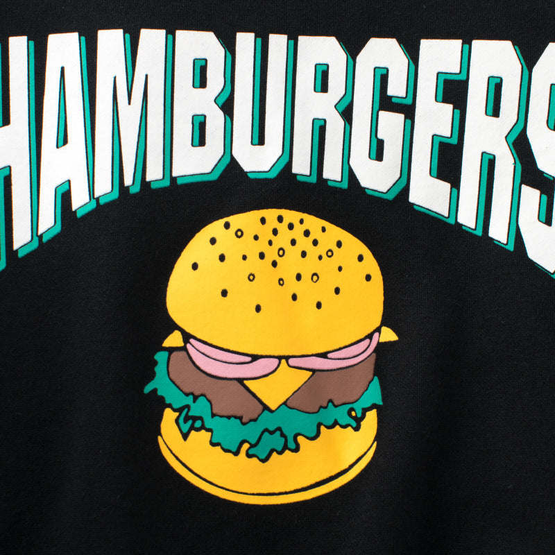 Hamburger Print Pattern Quality Sweatshirt