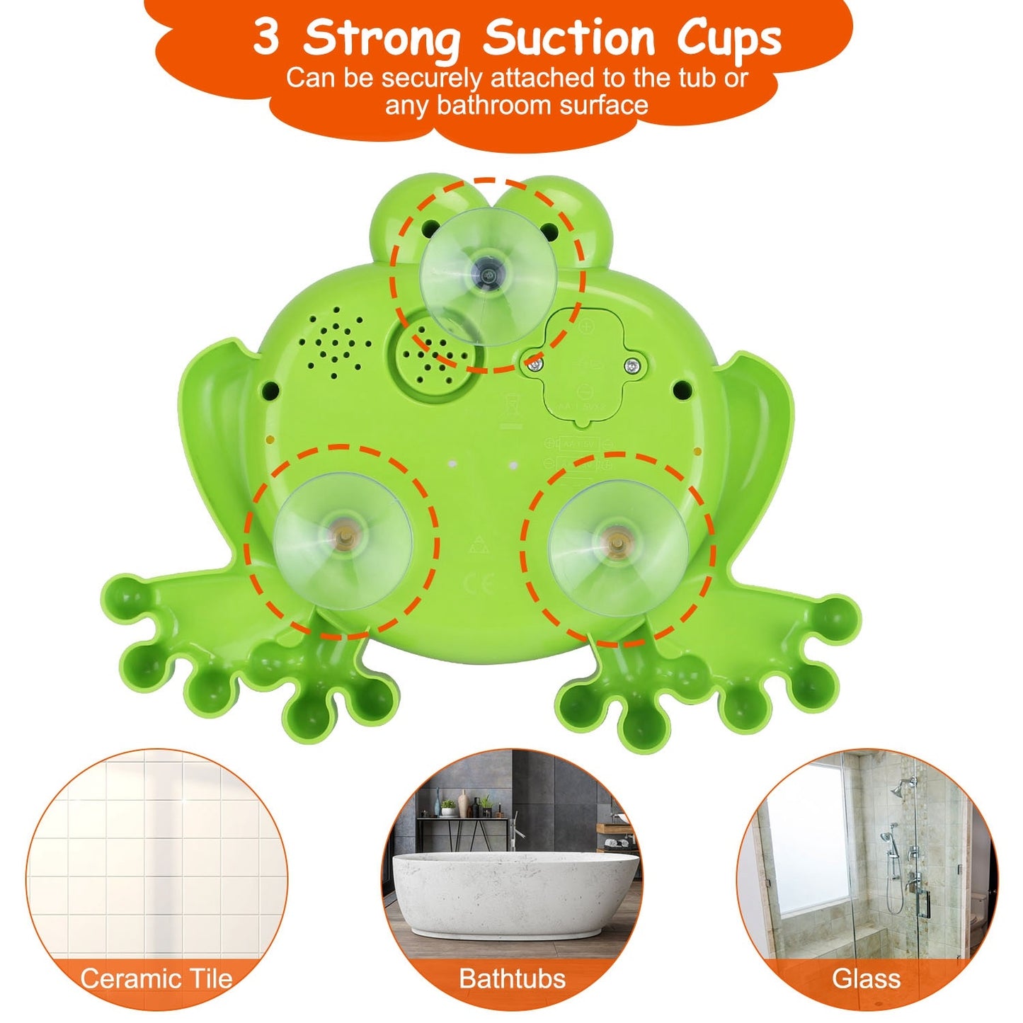 Frog Musical Bubble Bath Maker