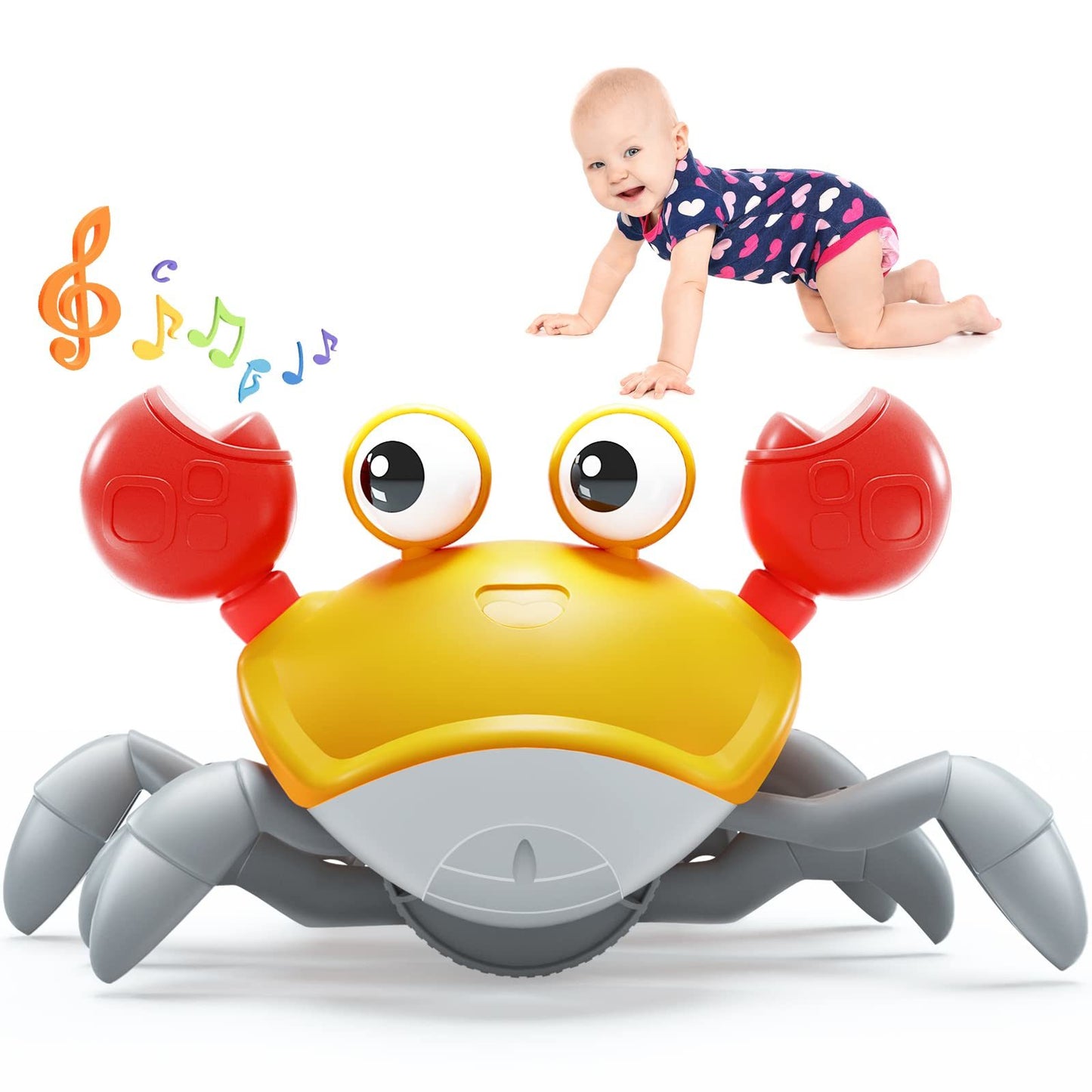 Electric Induction Crawling Crab With Automatic Obstacle Avoidance Function