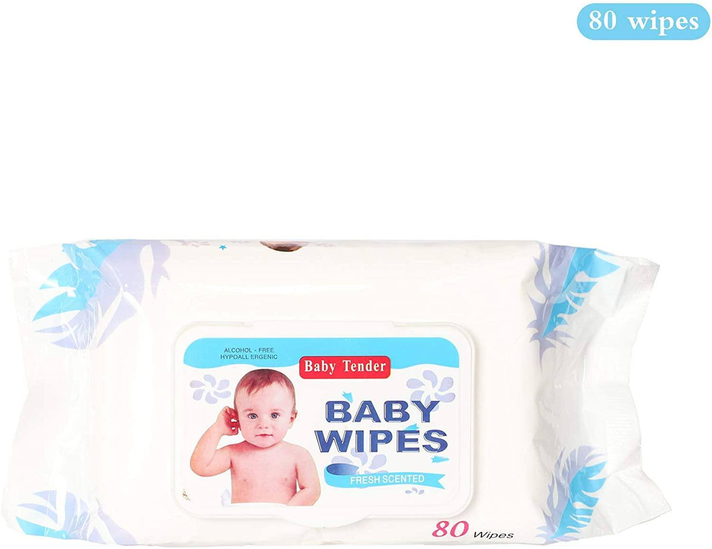 Soft Cleaning Best Baby Natural Wet Wipes, 6 Packs, 480 Wipes