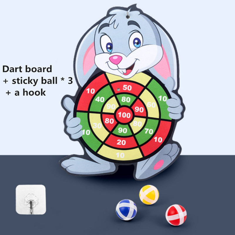 Kids Sticky Ball Dart Target Board