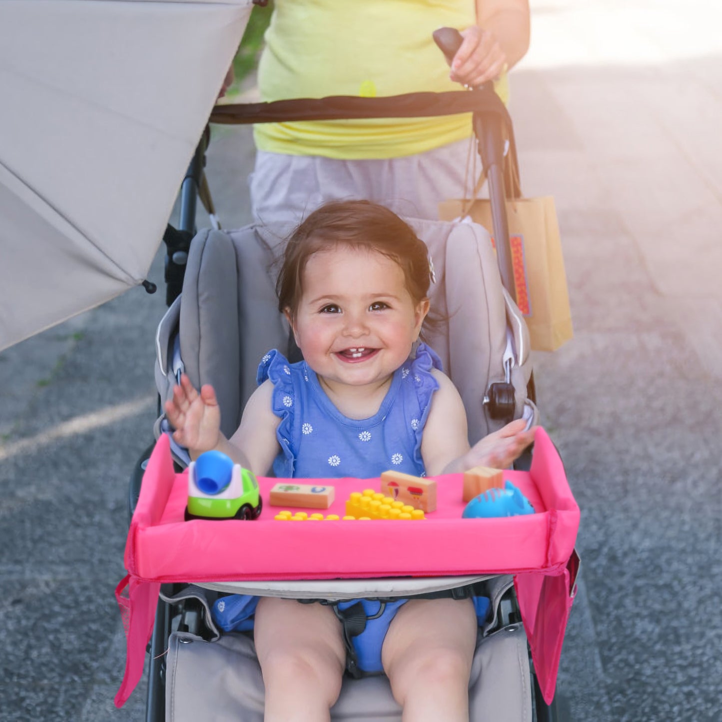 Kids Waterproof Car Seat Safety Travel Tray