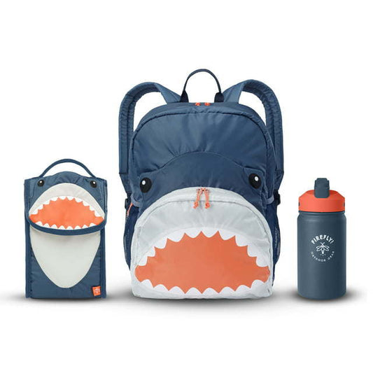 Firefly! Outdoor 3 Piece Combo Gear Finn the Shark Backpack