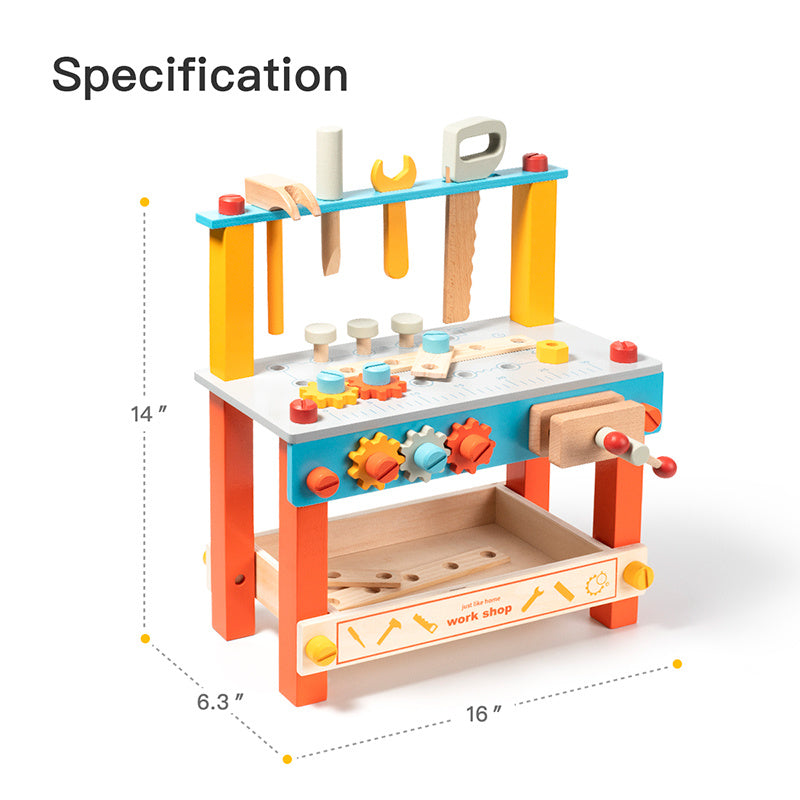 ROBUD Wooden Workbench Set