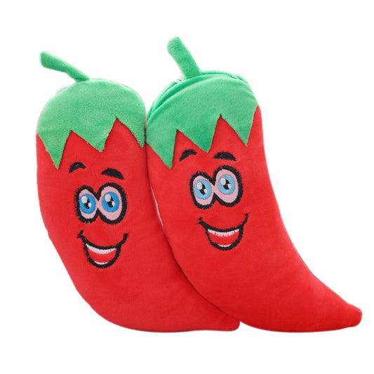 3Pcs Cartoon Chili Soft Plush Stuffed Toy