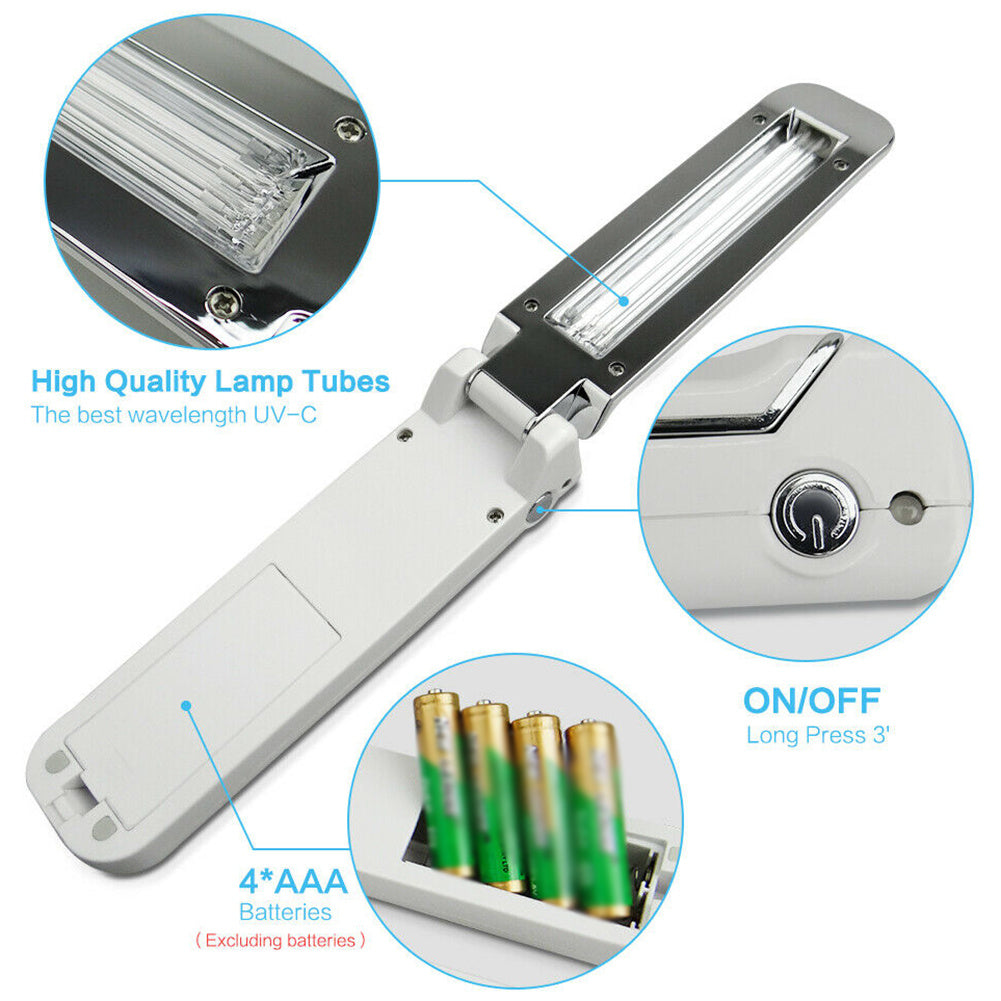 Portable Handheld LED Sterilizer UV-C Light