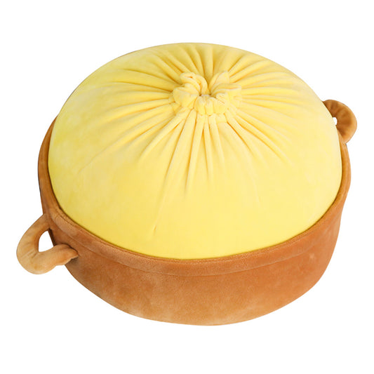 35cm Chinese Steamed Bun Gourmet Plush Toy , (Yellow)