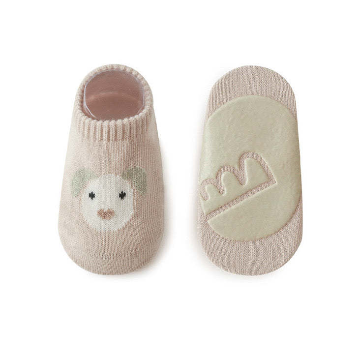 Embroidered Non-Slip Floor Soft Socks