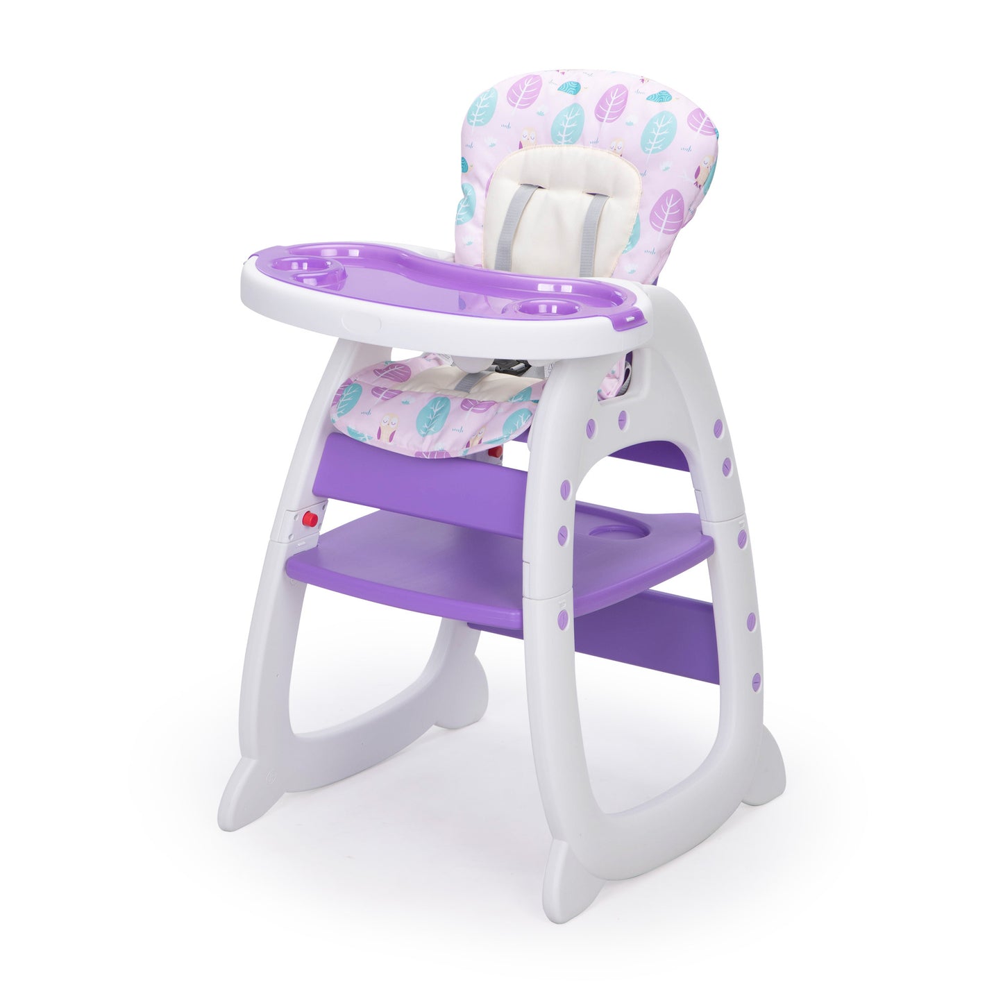 Multipurpose Adjustable Highchair, w/ Feeding Tray and 5-Point Safety Buckle XH