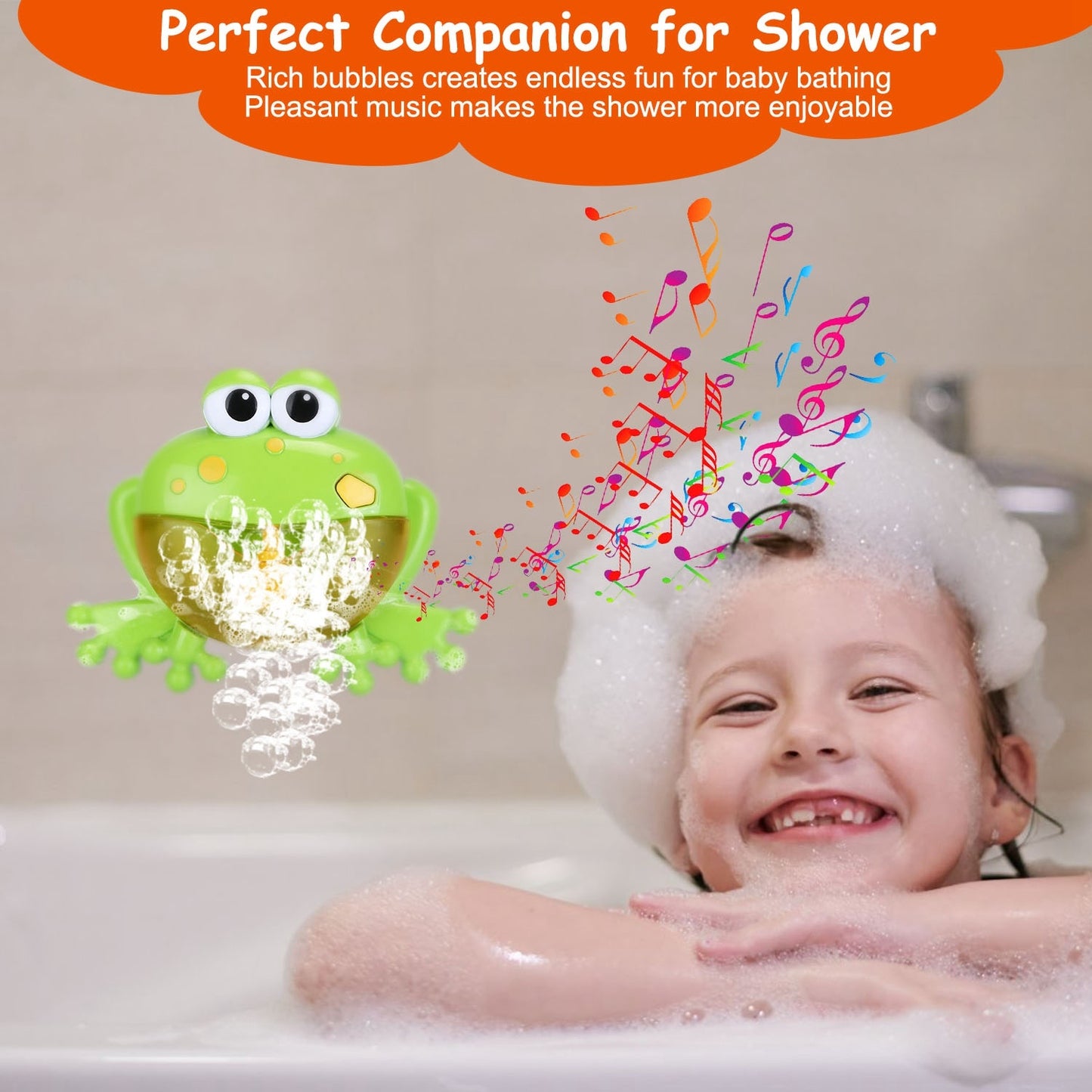 Frog Musical Bubble Bath Maker