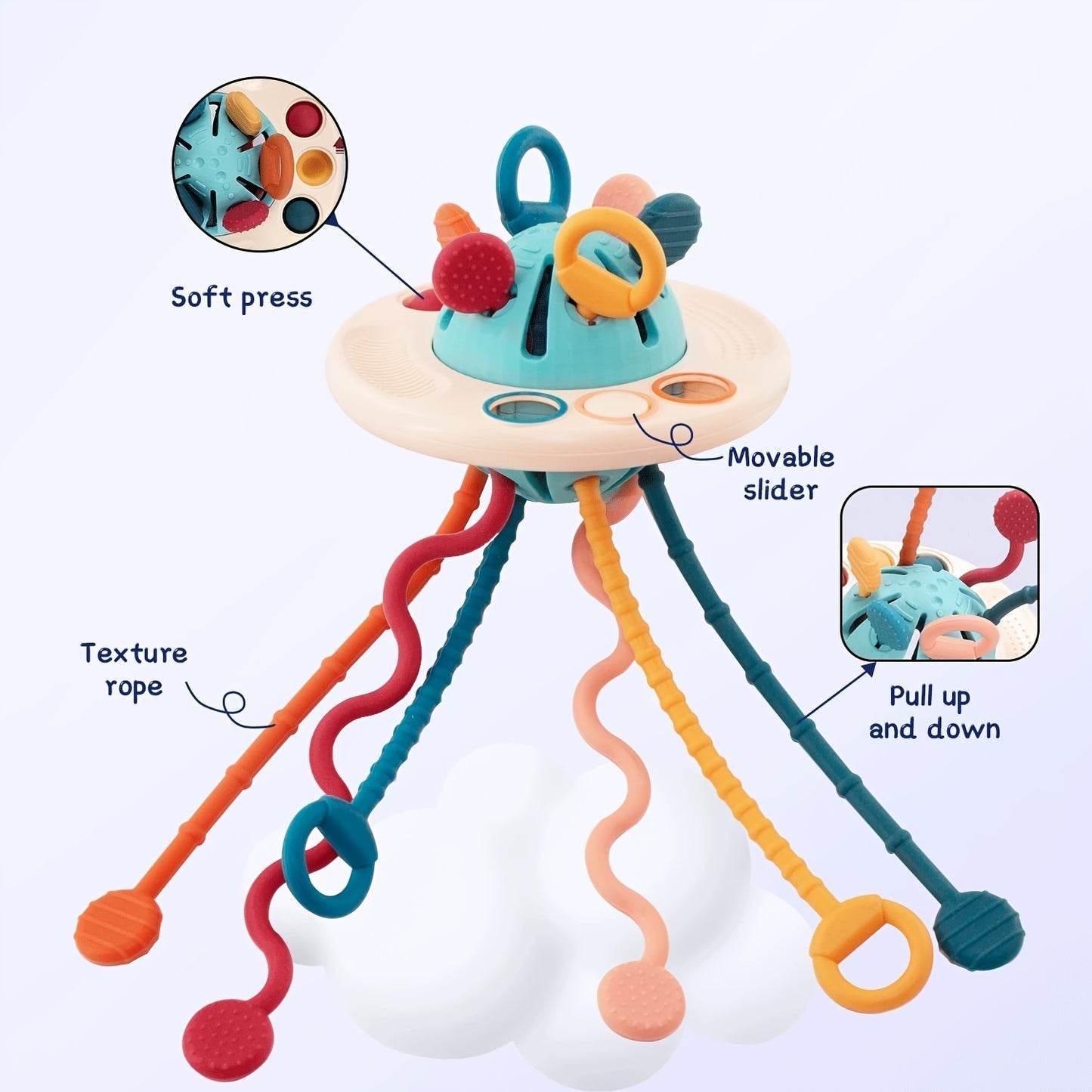 Food Grade Silicone Activity Sensory Toy