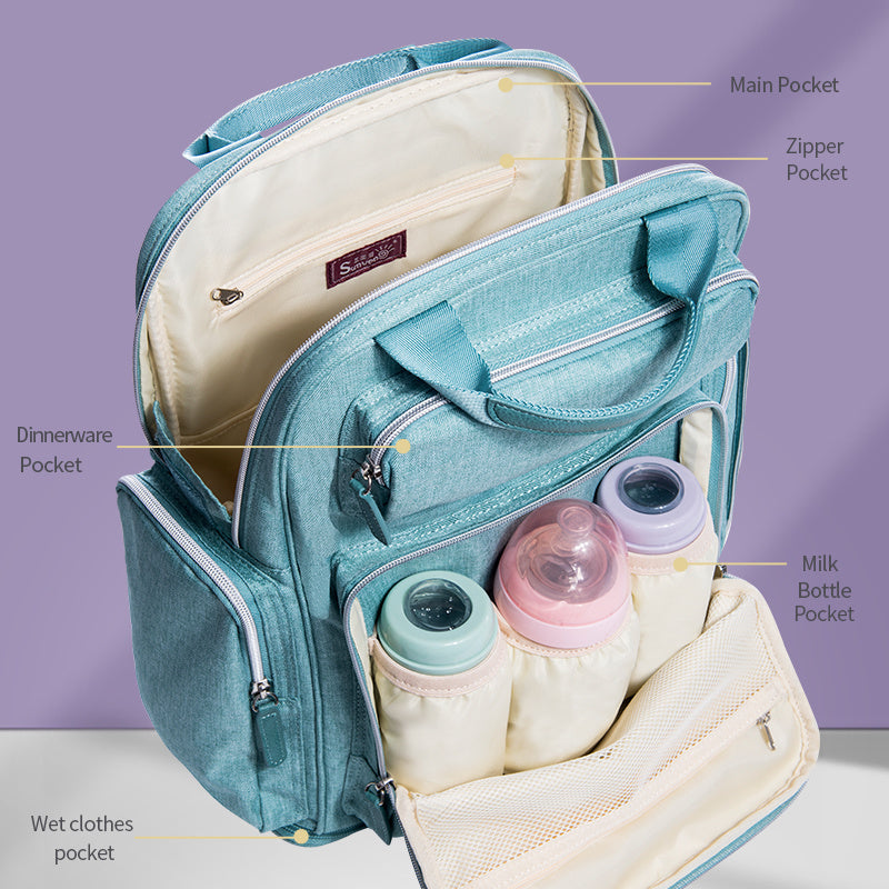 Sunveno Large Capacity Diaper Bag