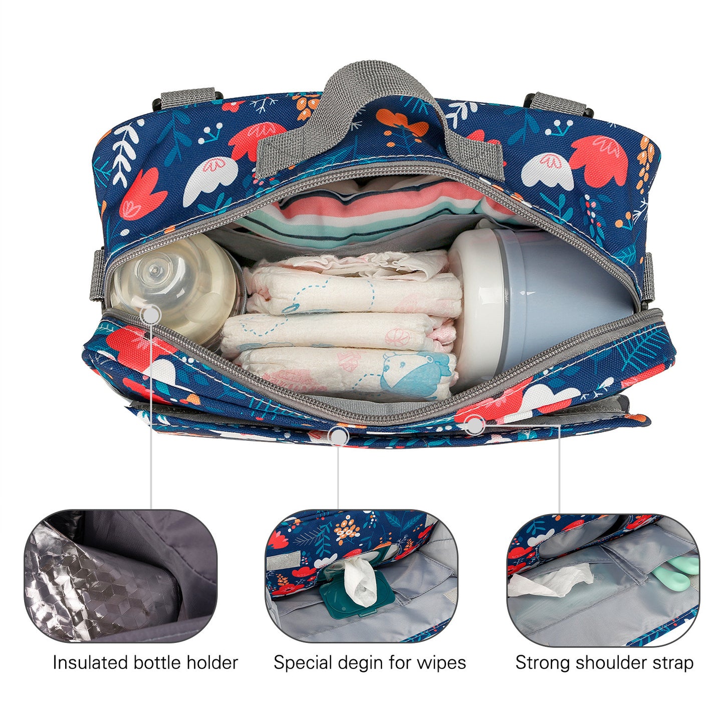 hanging Waterproof baby stroller storage bag