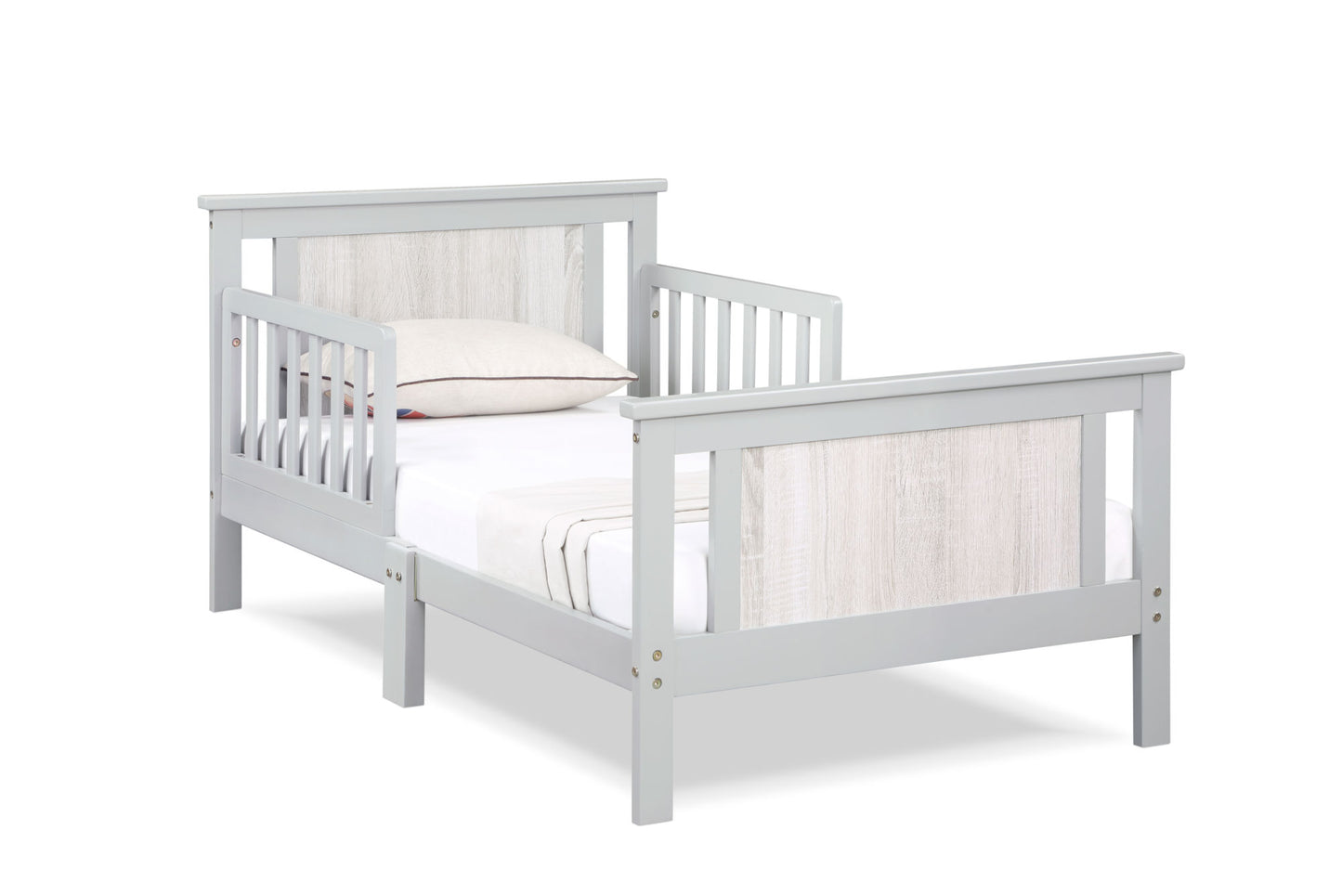 Connelly Reversible Panel Toddler Bed (Gray/Rockport Gray)