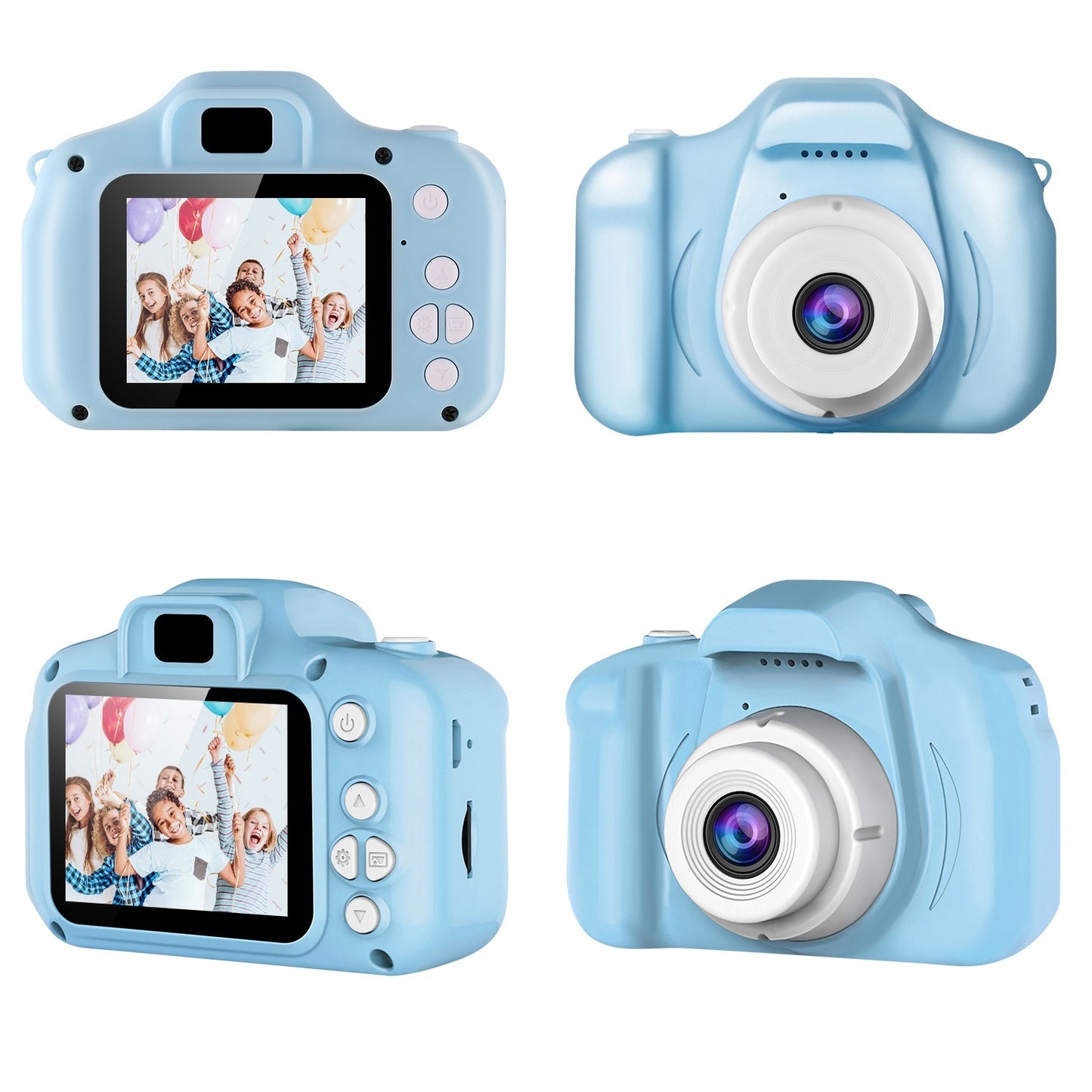 Kids Digital Camera w/ 2.0' Screen 12MP 1080P FHD Video Camera 4X Digital Zoom