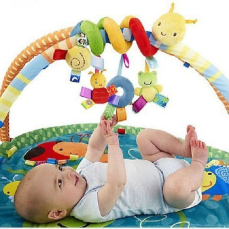 Plush Spiral Activity Hanging Bassinet Toy